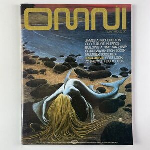 Vintage Omni Magazine May 1980 James Michener Future Space Time Machine Mermaid